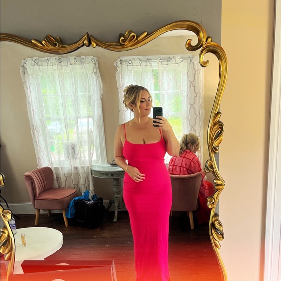 Nookie | Dresses | Nookie Hot Pink Gown | Poshmark
